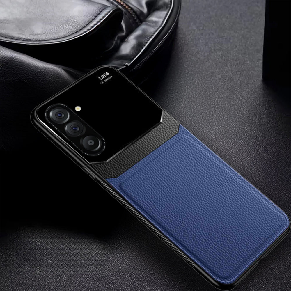 Galaxy A56 5G Premium Leather Lens Protective Case