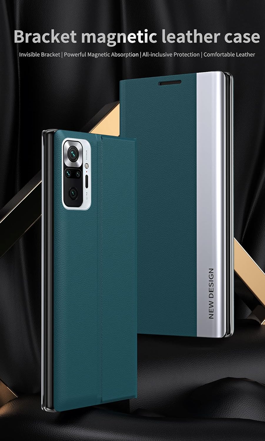 Redmi Note 10 Pro Max 5G Magnetic Flip Leather Case
