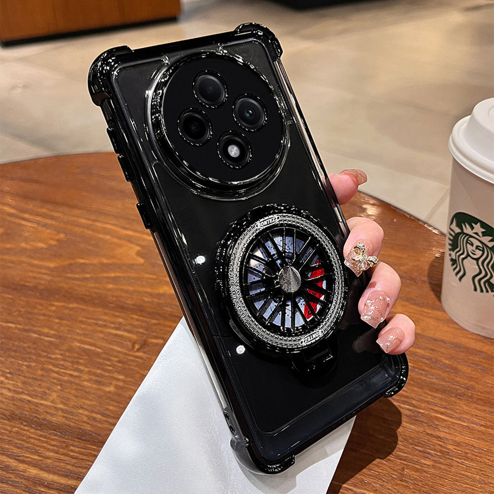 Oppo F27 Pro+ 5G Premium Stress Buster Wheel Rotating Shockproof Airbags Case