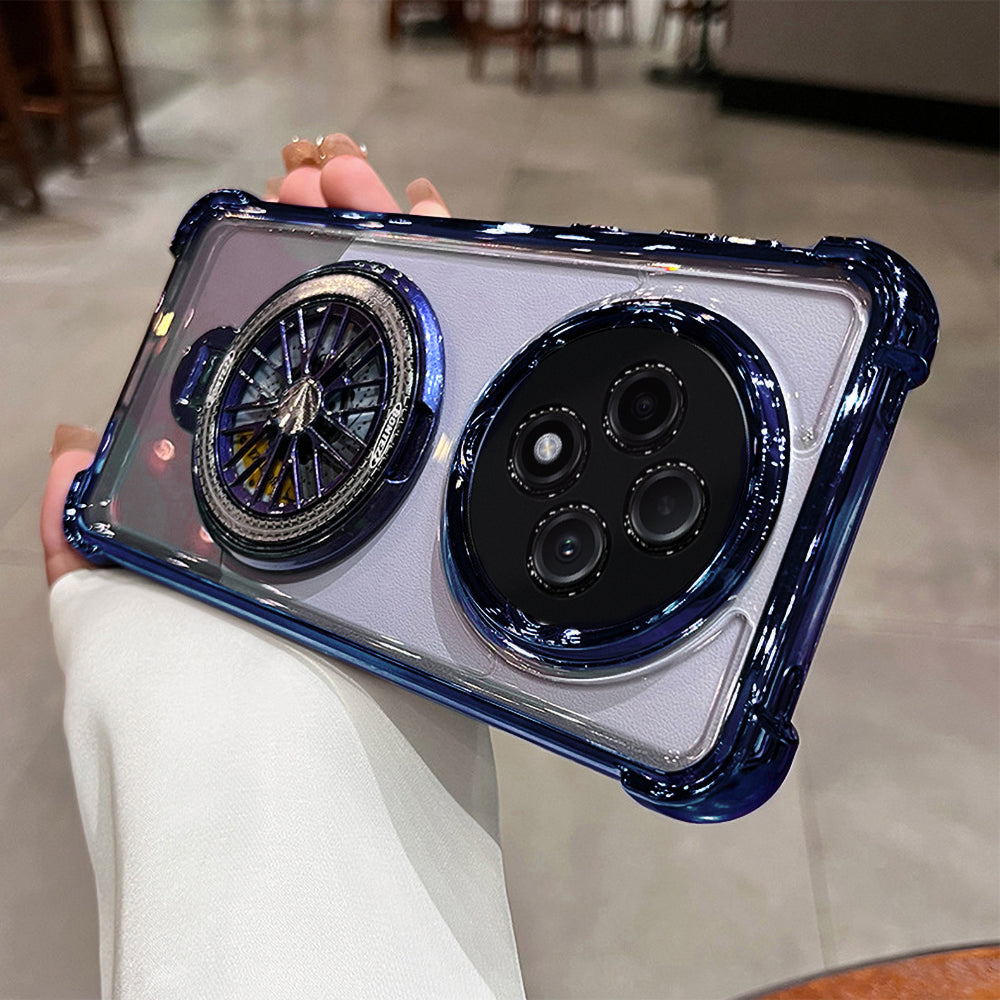 Oppo F27 Pro+ 5G Premium Stress Buster Wheel Rotating Shockproof Airbags Case
