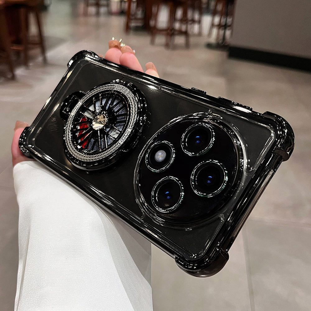 Oppo F27 Pro+ 5G Premium Stress Buster Wheel Rotating Shockproof Airbags Case