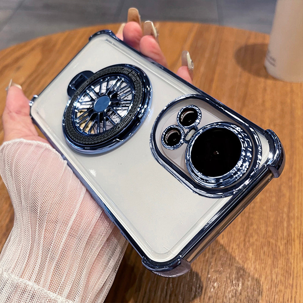 Oppo Reno10 5G Premium Stress Buster Wheel Rotating Shockproof Airbags Case