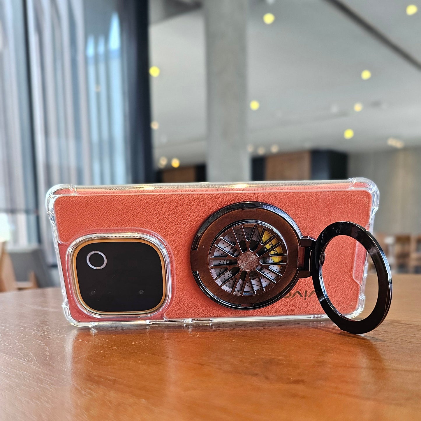 Vivo T3 Pro 5G 100% Original Transparent Four Corner Stress Buster Wheel Case