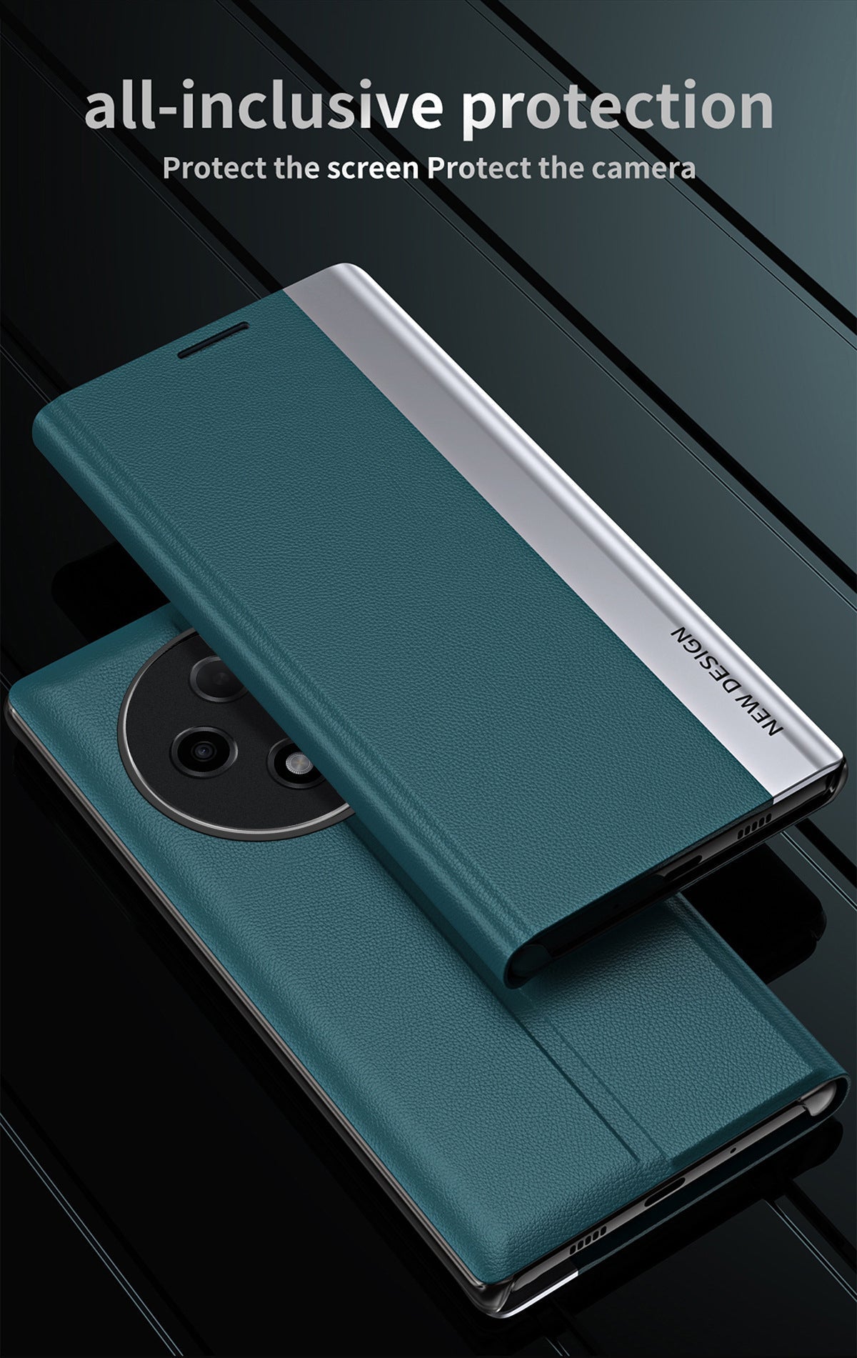 OPPO F27 Pro+ 5G Magnetic Flip Leather Case