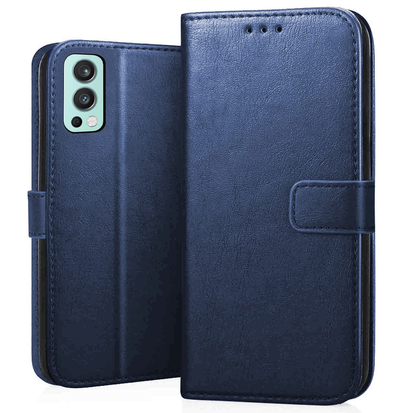 OnePlus Nord 2 Shockproof Wallet Style Magnetic Back Case