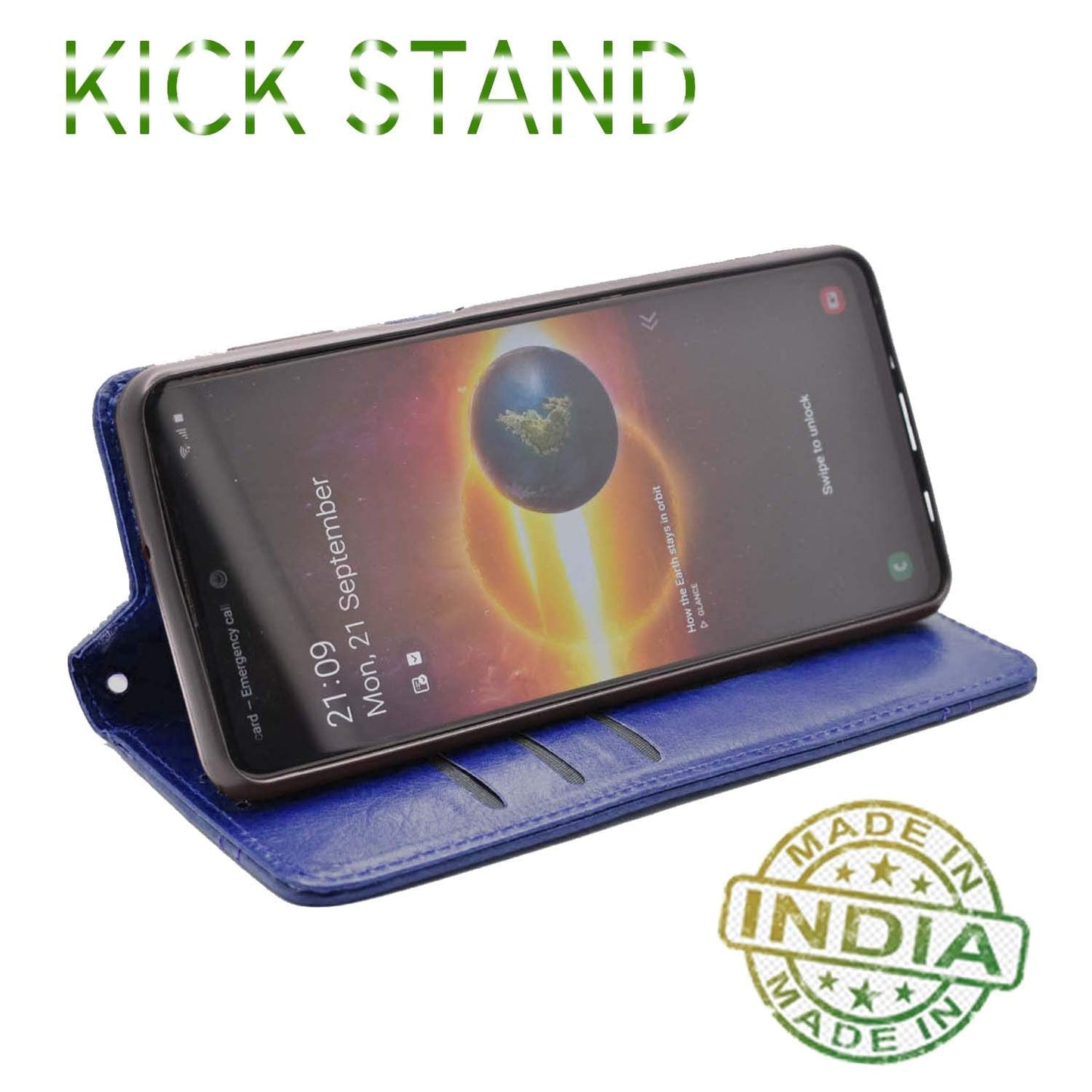 OnePlus Nord Shockproof Wallet Style Back Case
