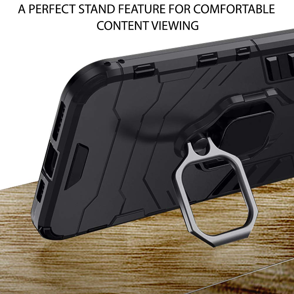 OnePlus 8 Bumper Protection with Ring Holder Back Cover