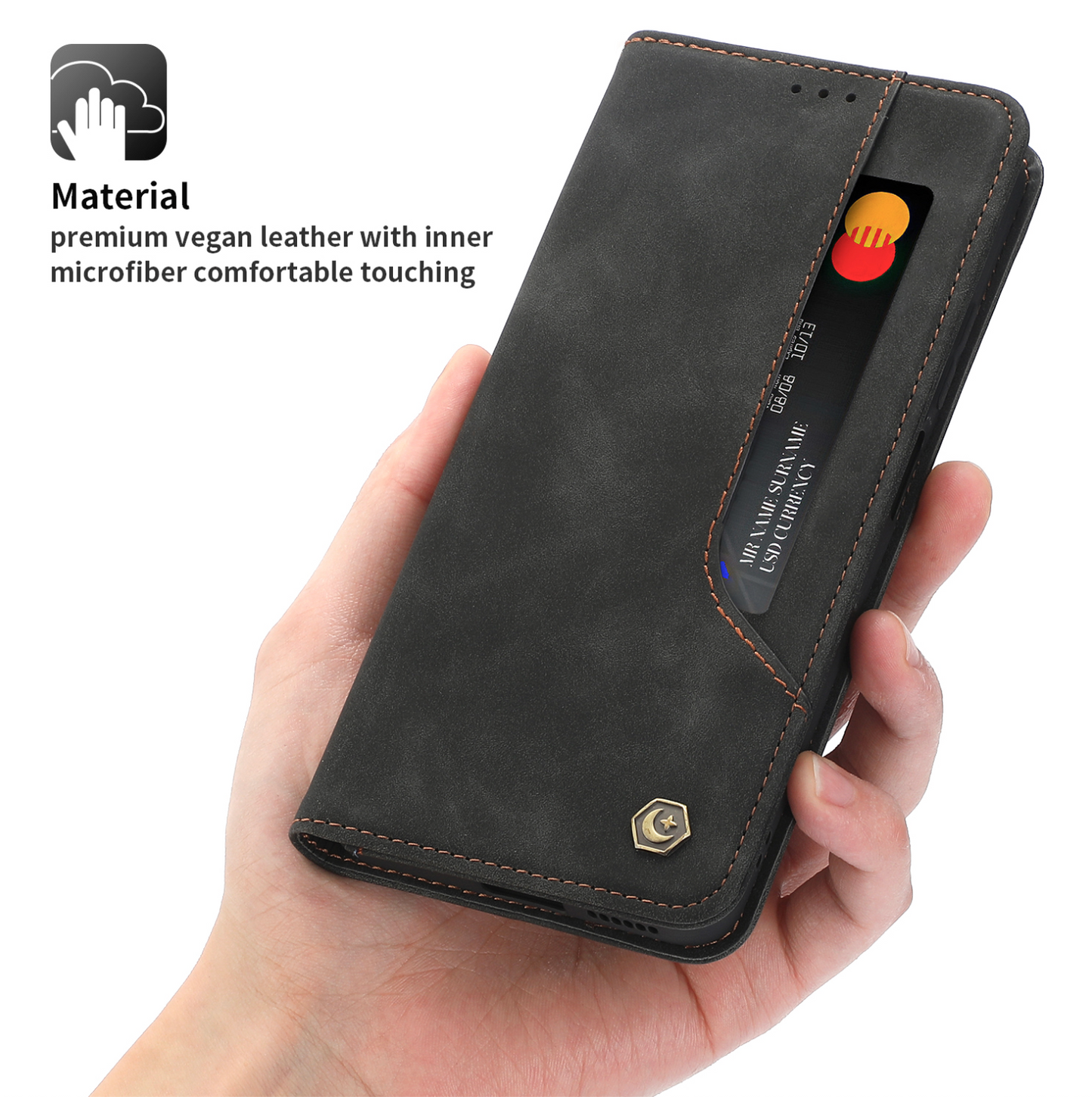 Galaxy S22 Plus Business Leather Magnetic Flip Case