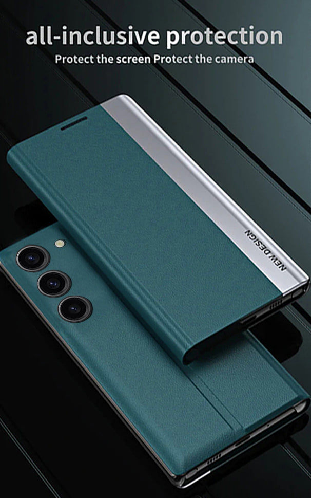 Galaxy A54 Magnetic Flip Leather Case