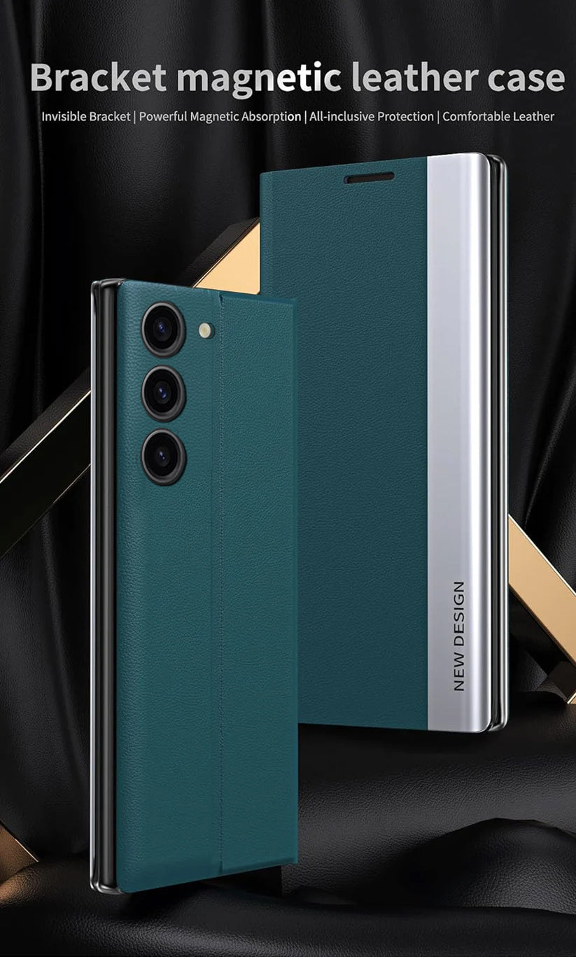 Galaxy A54 Magnetic Flip Leather Case