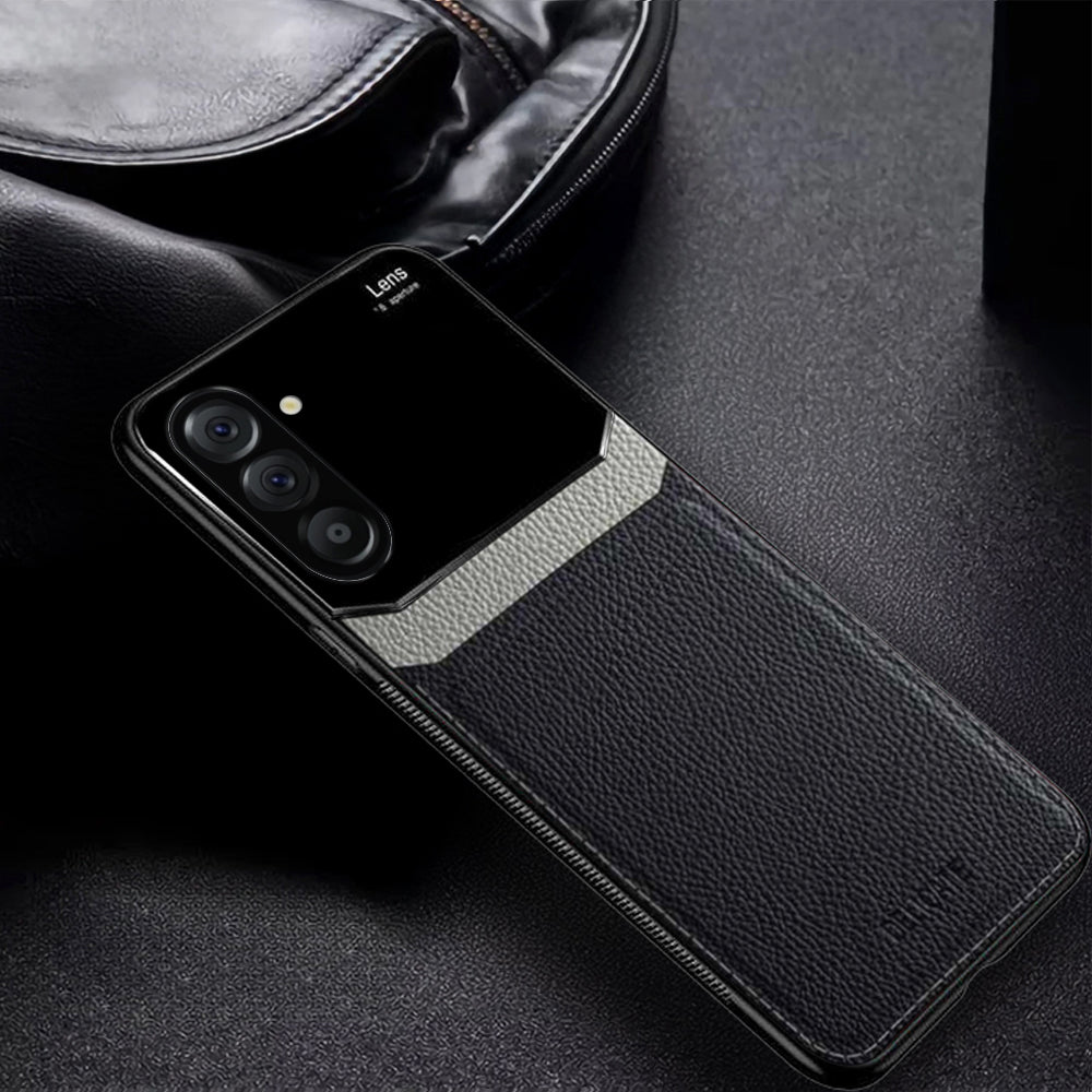 Galaxy A56 5G Premium Leather Lens Protective Case