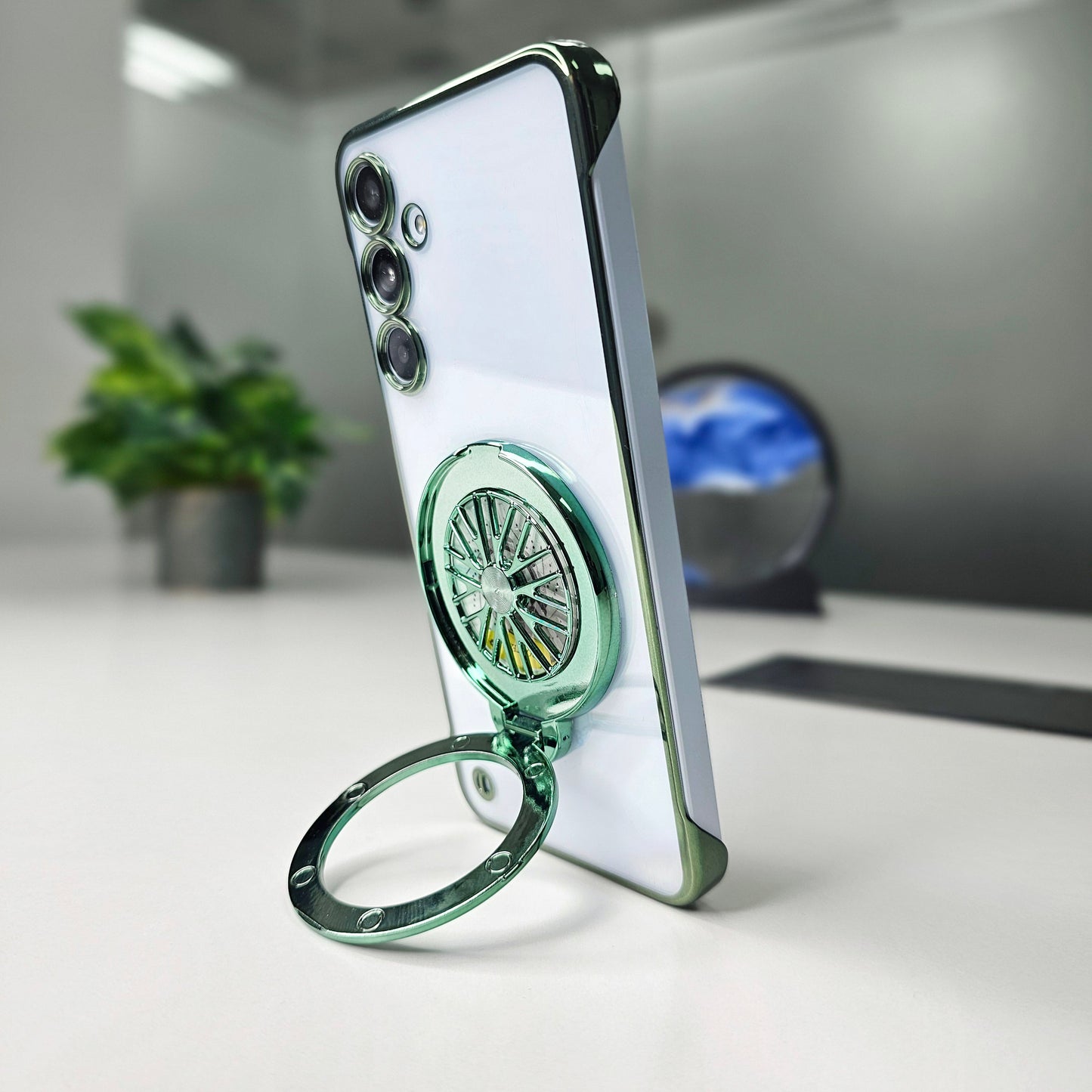 Samsung Galaxy S23 5G Porsche® Wheel Frameless Case