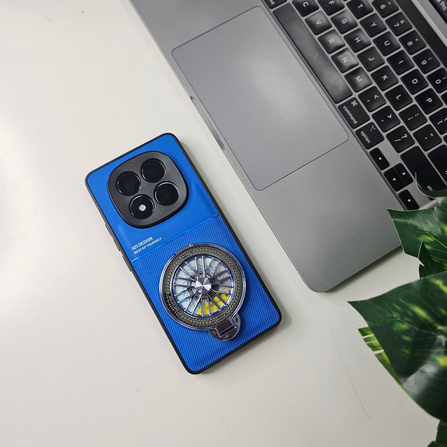 Redmi Note 14 Pro 5G Stress Buster Wheel Hybrid Scratch Resistant Back Case