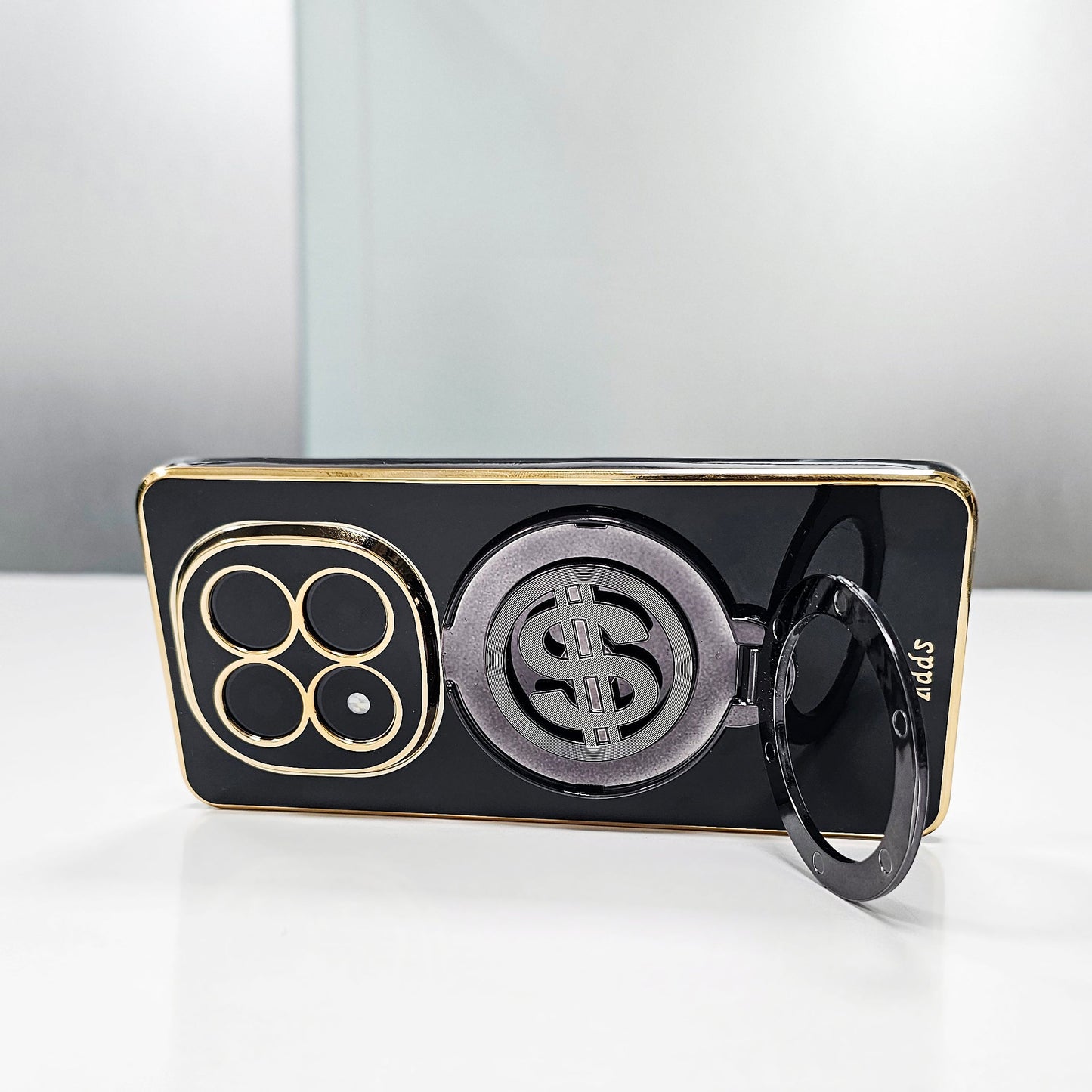 Redmi Note 14 Pro+ 5G Luxury Silicone Money Magnet Rotating Dollar Case