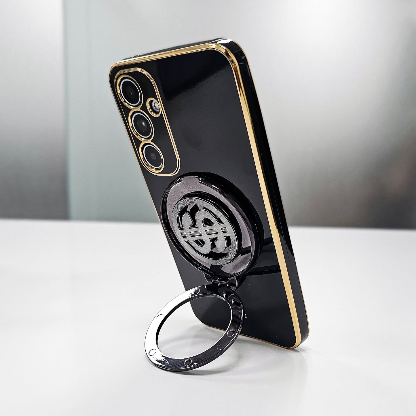 Samsung Galaxy A35 5G Luxury Silicone Money Magnet Rotating Dollar Case