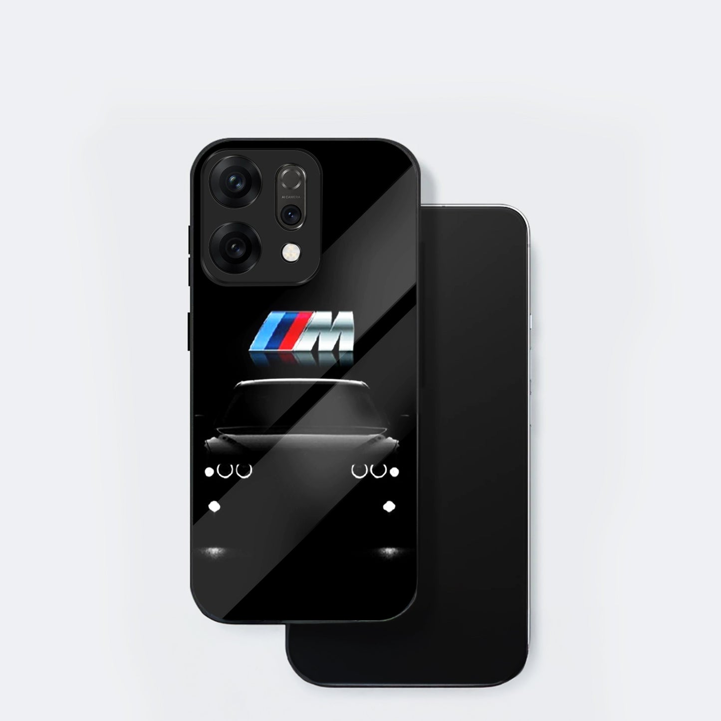 Oppo Reno 14 5G Premium Acrylic Shockproof Glass Back Case (Motorsport Edition)