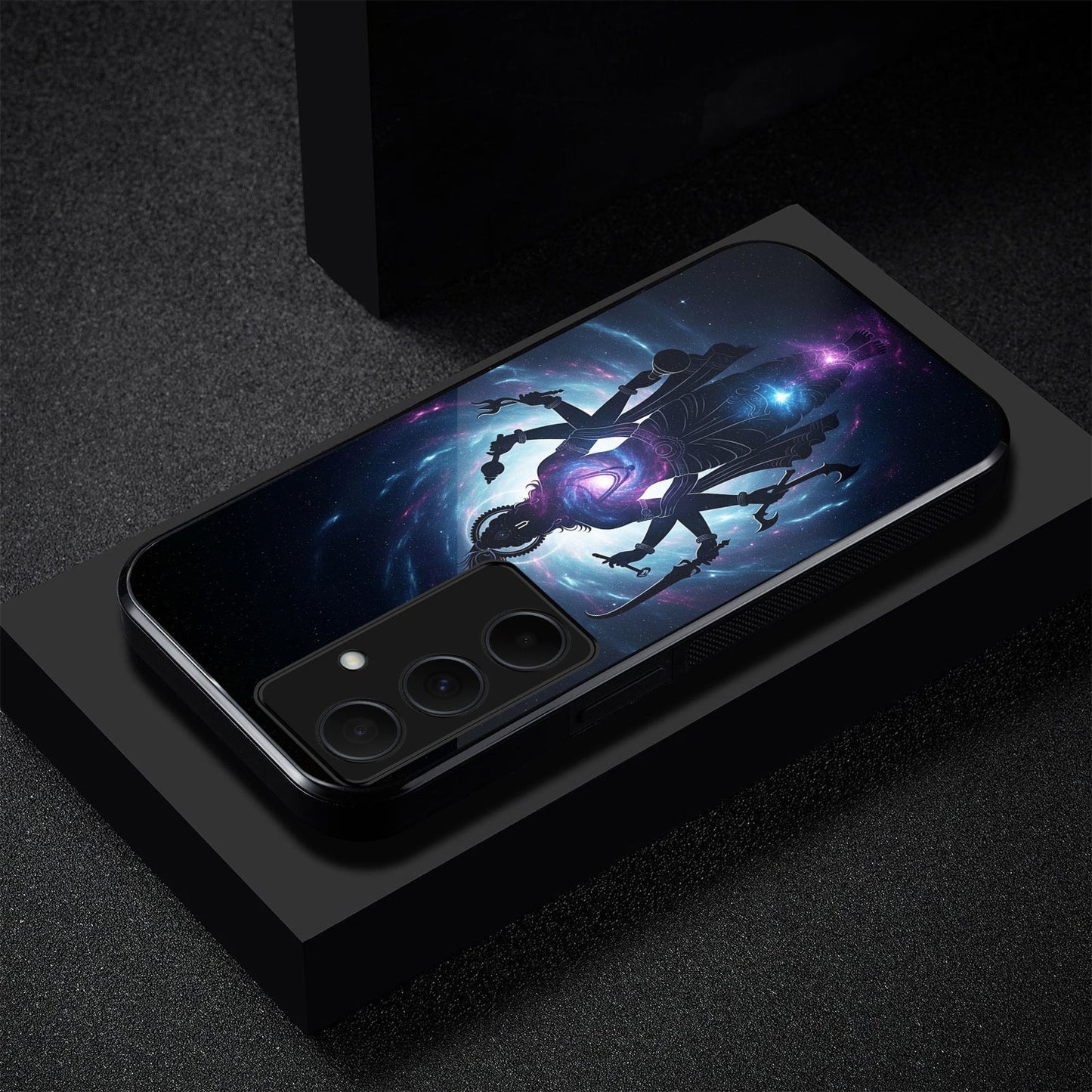 Samsung Galaxy A36 5G Premium Acrylic Shockproof Glass Back Case (Cosmic Divinity)