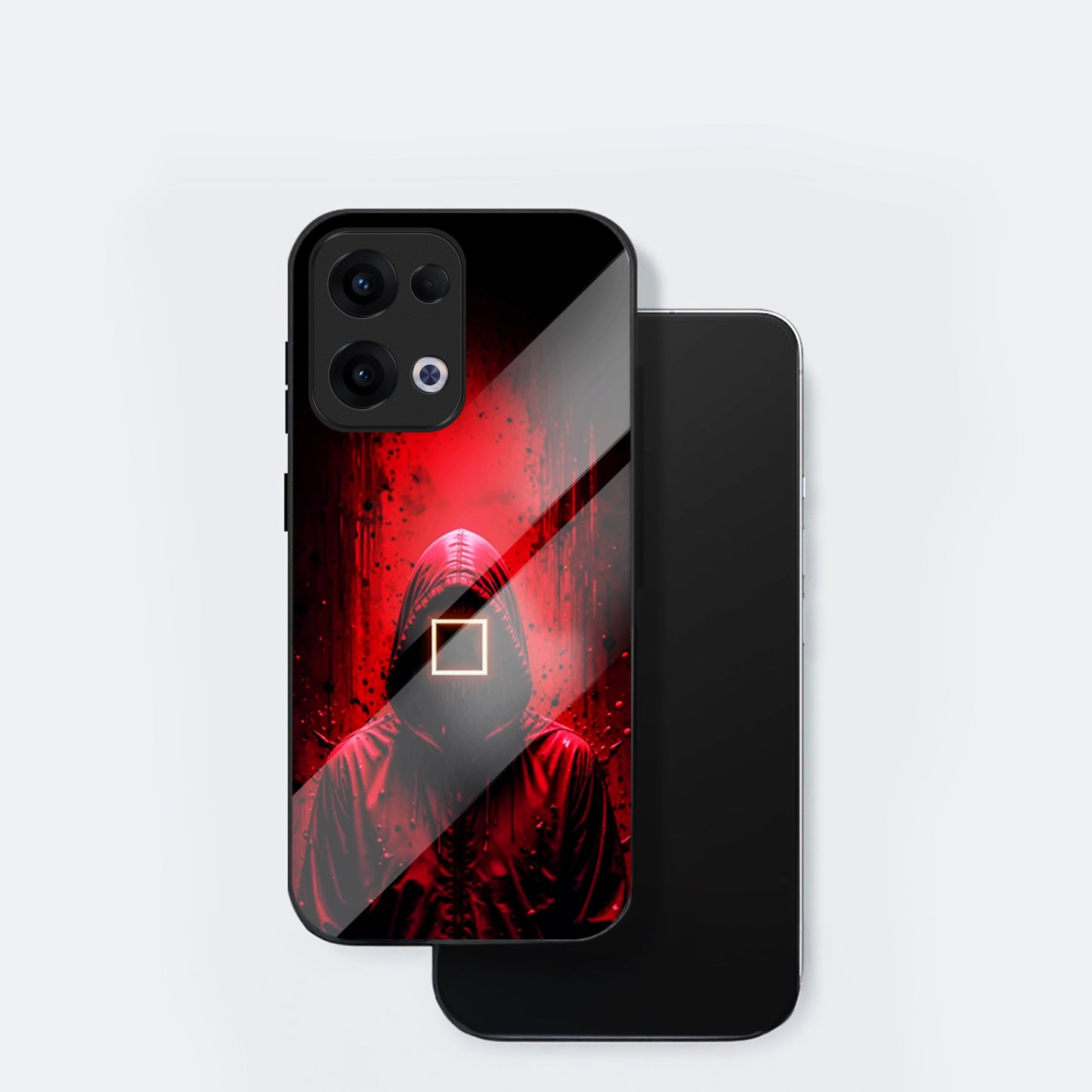 Oppo Reno 13 5G Premium Acrylic Shockproof Glass Back Case (Squid Game)