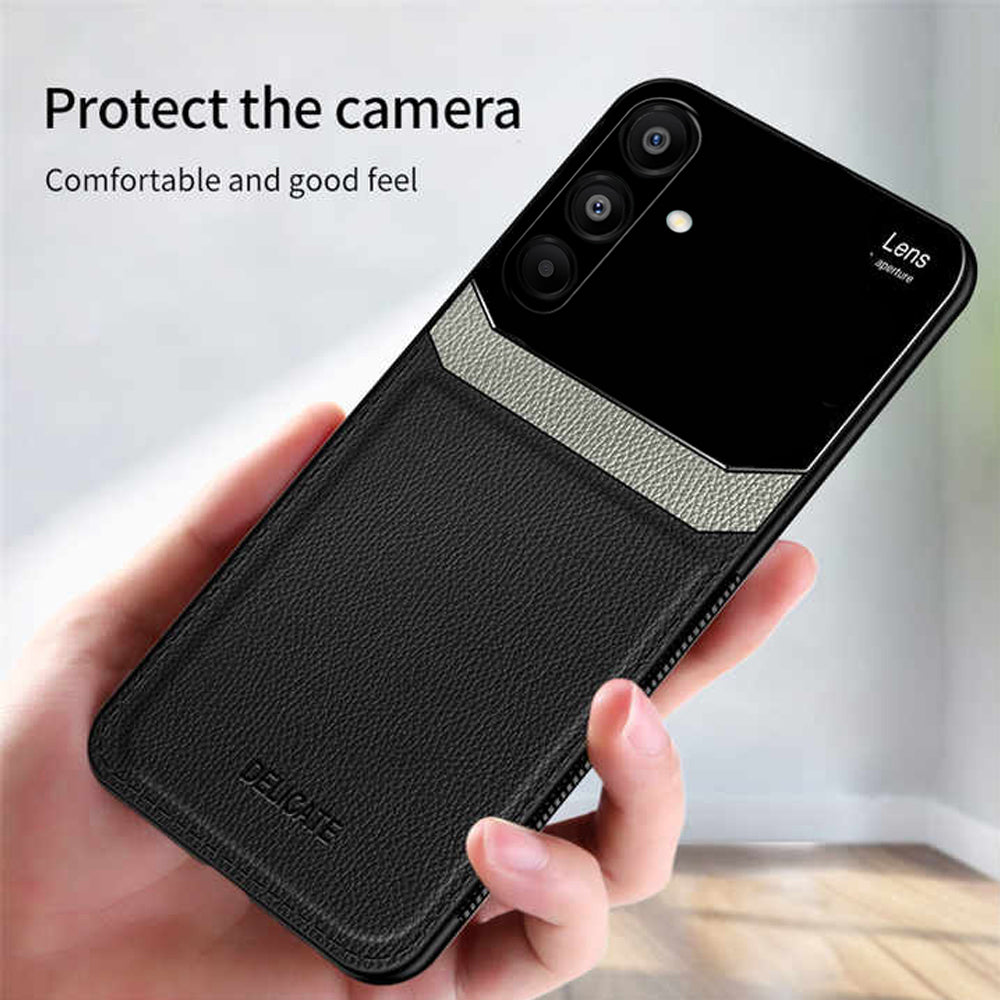 Galaxy A16 5G Premium Leather Lens Protective Case