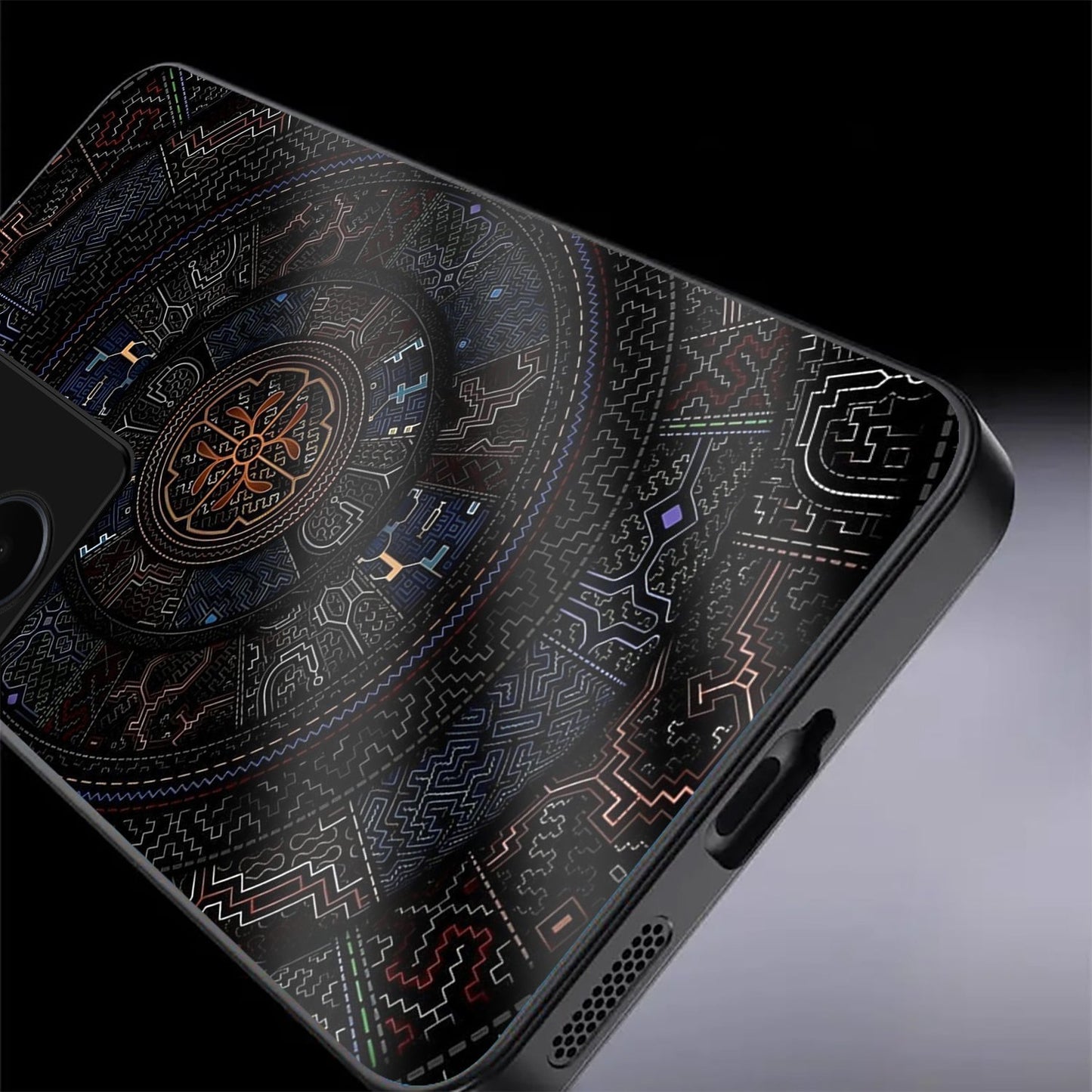 Samsung Galaxy A36 5G Premium Acrylic Shockproof Glass Back Case (Magic Circle)