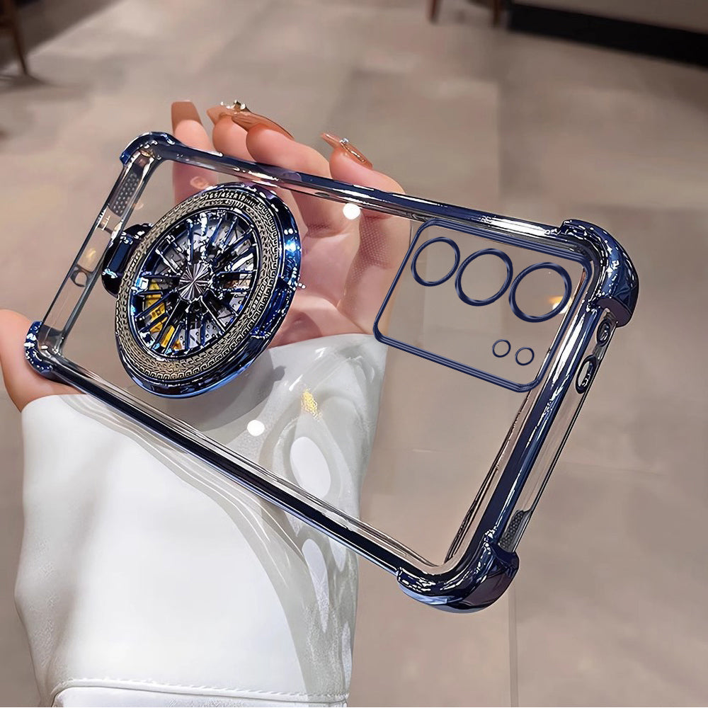 Vivo V29/V29 Pro 5G Premium Stress Buster Wheel Rotating Shockproof Airbags Case