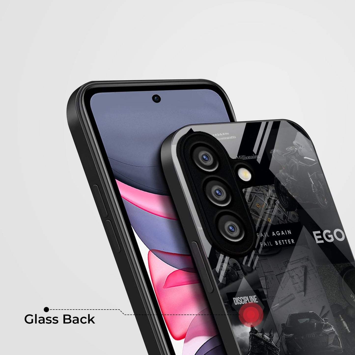 Samsung Galaxy A56 Premium Acrylic Shockproof Glass Back Case (New Era)