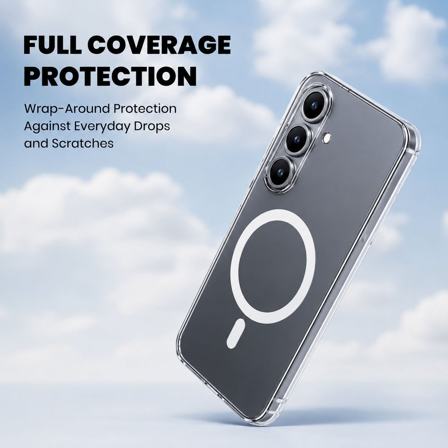 Samsung Galaxy A56 5G Clear Anti-Yellow MagSafe Protective Case