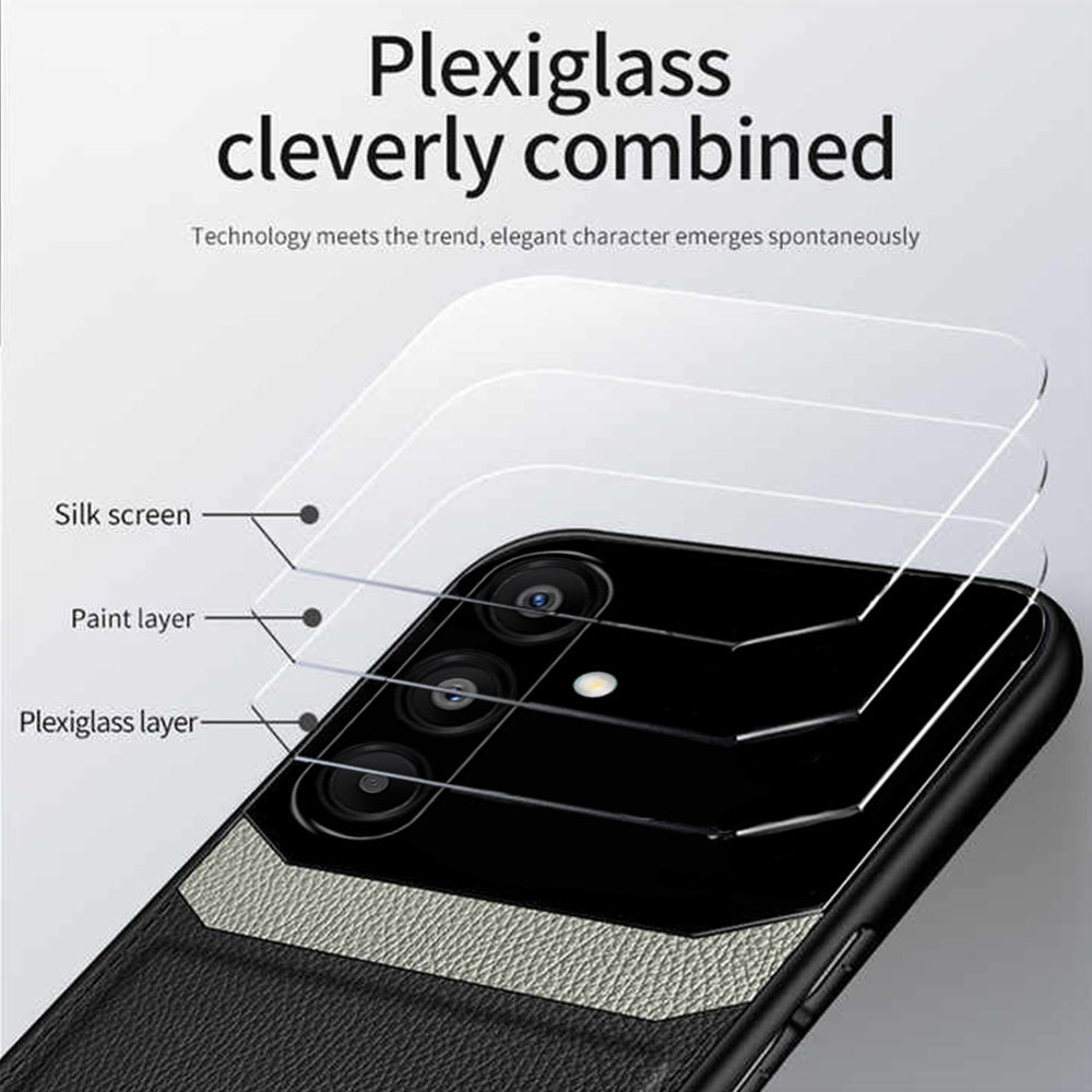 Galaxy A16 5G Premium Leather Lens Protective Case