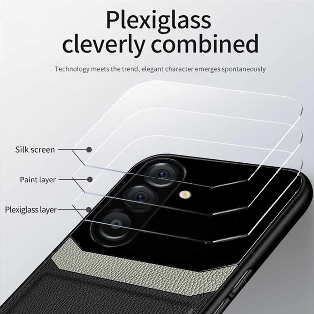 Galaxy A56 5G Premium Leather Lens Protective Case