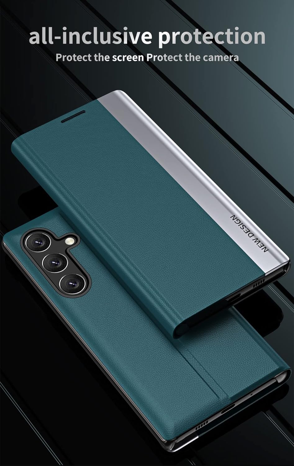 Samsung Galaxy S23 FE 5G Magnetic Flip Leather Case