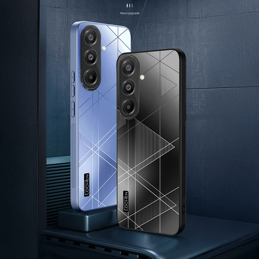 Samsung Galaxy A16 5G Triangle Pattern Matte Back Shockproof Case