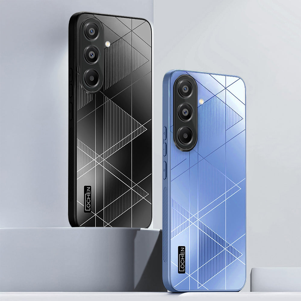 Samsung Galaxy A16 5G Triangle Pattern Matte Back Shockproof Case