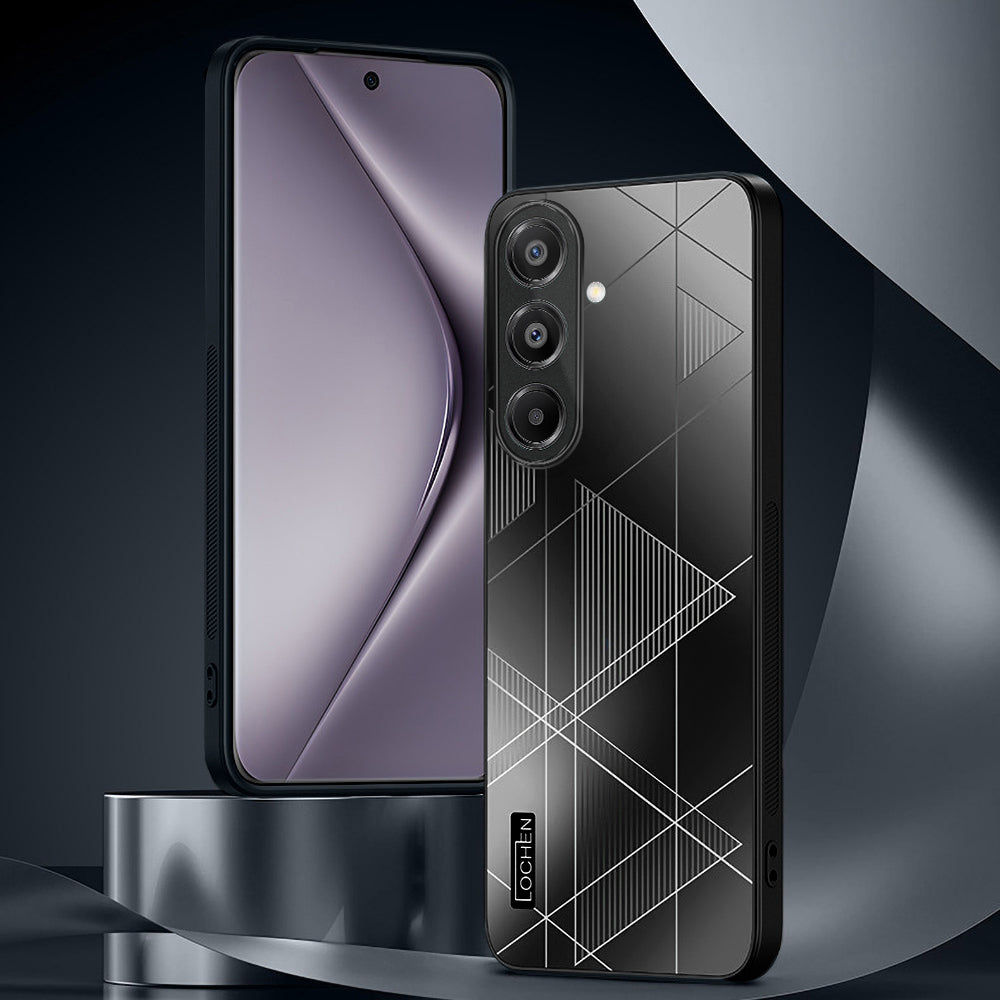 Samsung Galaxy A16 5G Triangle Pattern Matte Back Shockproof Case