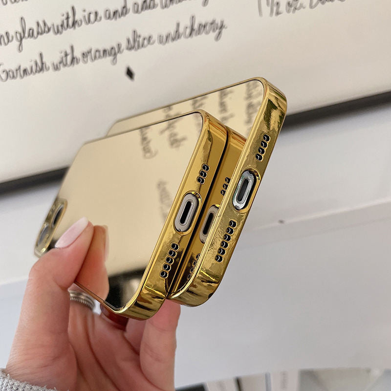iPhone 15 Pro/16 Pro High Quality Gold Customizable iPhone Case