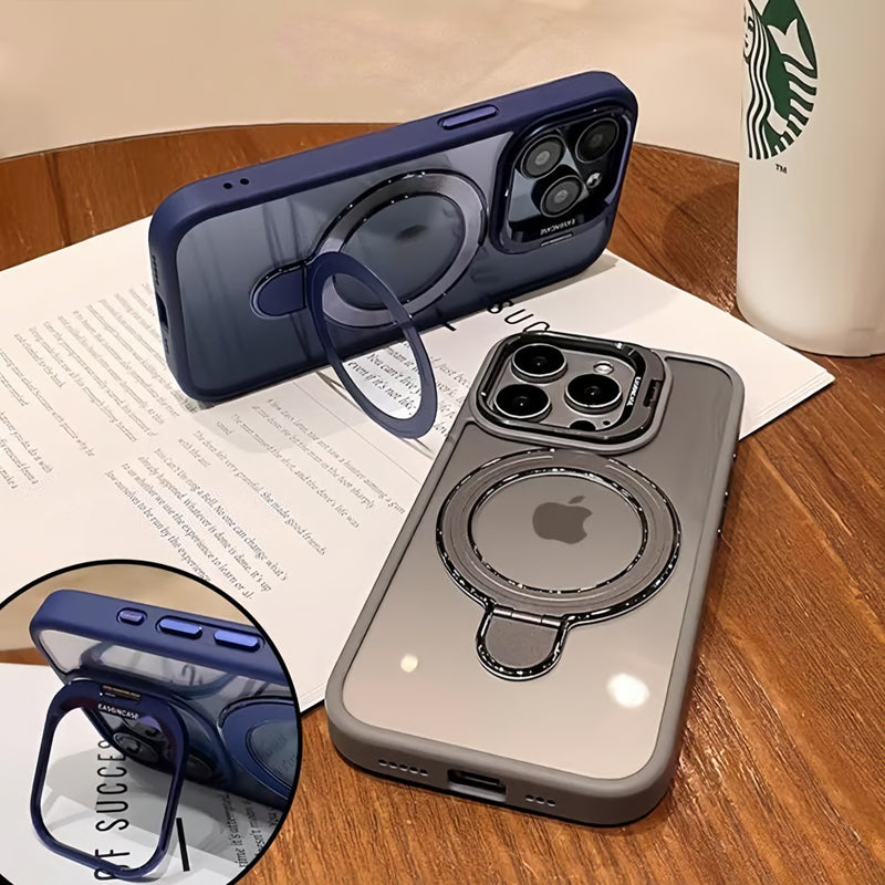 iPhone 15 Pro Invisible Lens Frame Bracket Transparent iPhone Case
