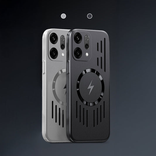 Oppo Reno 14 5G Rugged Metal Magsafe Anti-Scratch Back Case