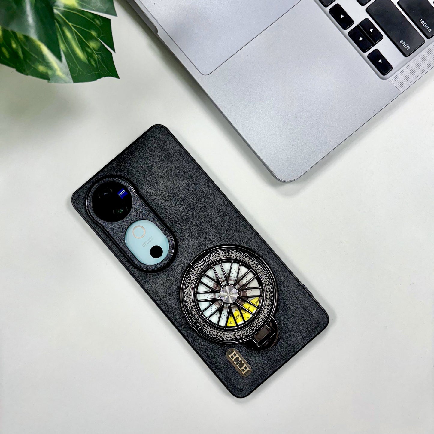 Vivo V40 Pro 5G Stress Buster Wheel Skin Feel Scratch Resistant Back Case
