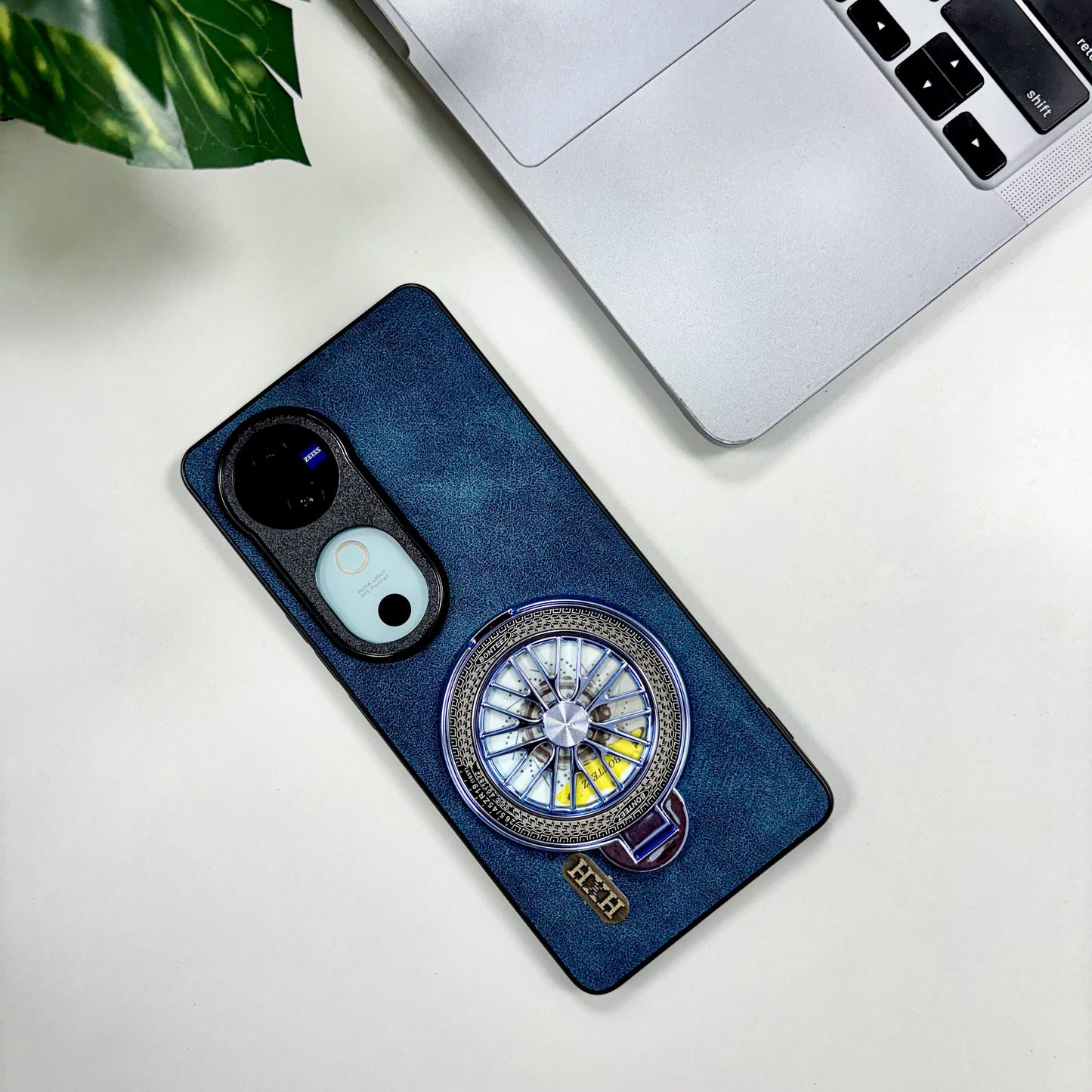 Vivo V40 Pro 5G Stress Buster Wheel Skin Feel Scratch Resistant Back Case