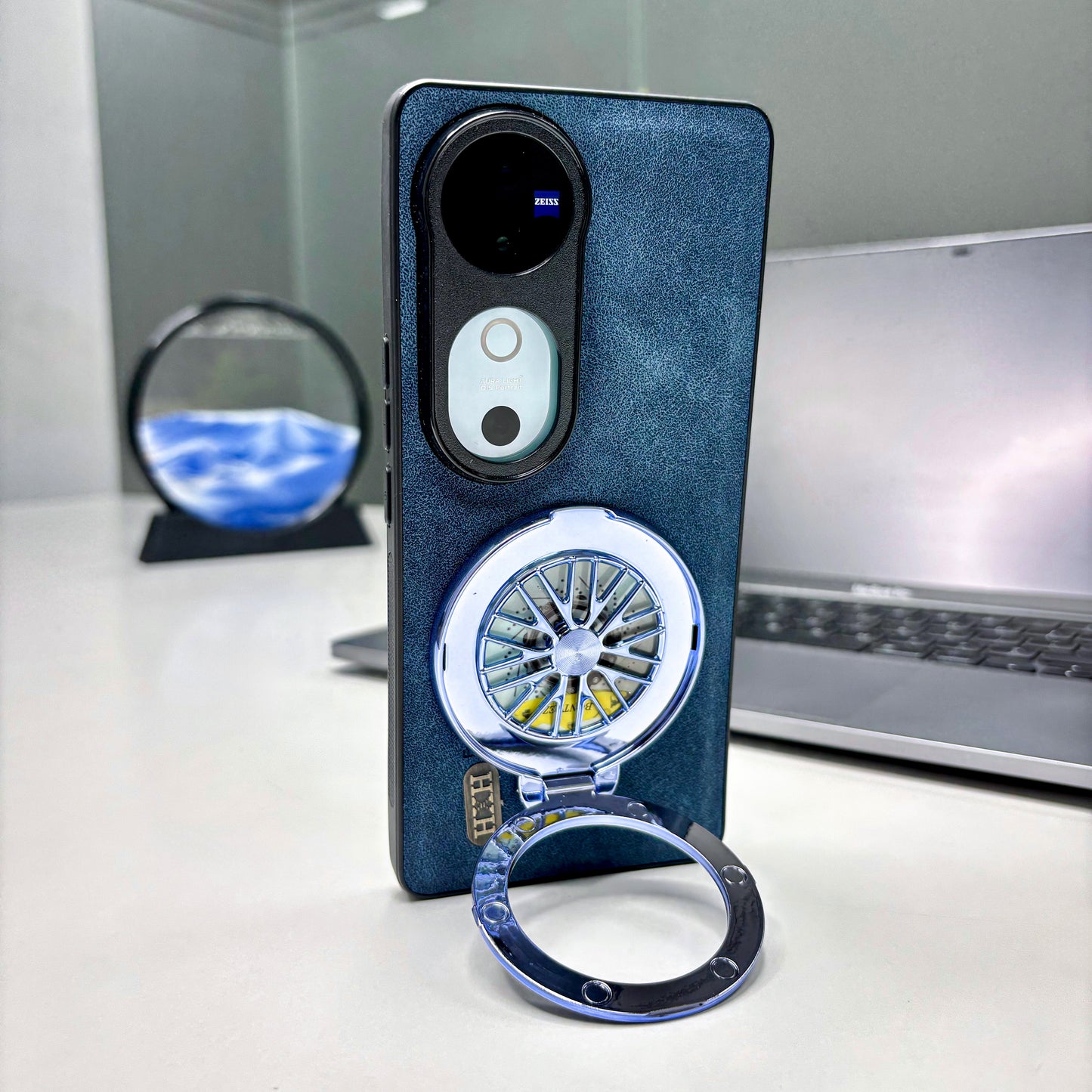 Vivo V40 Pro 5G Stress Buster Wheel Skin Feel Scratch Resistant Back Case