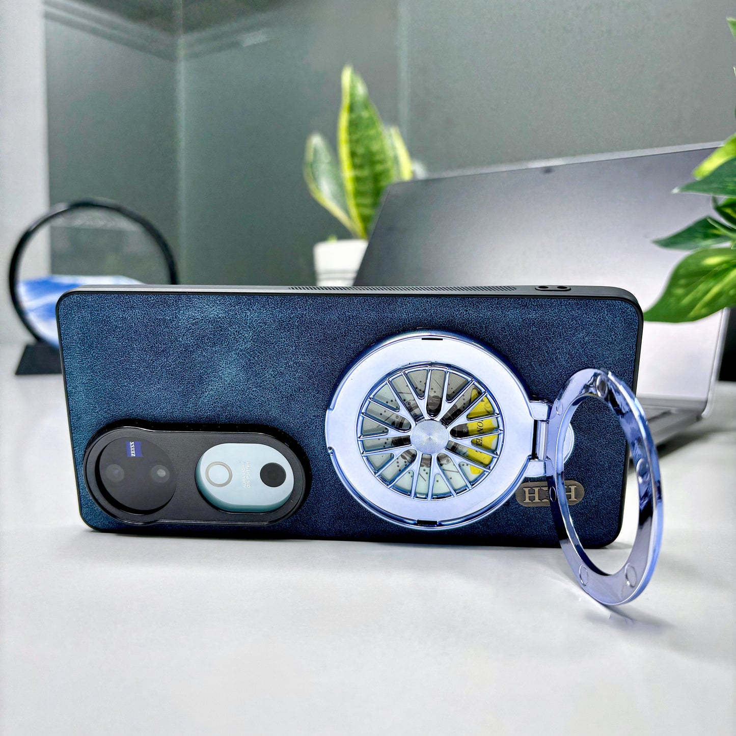 Vivo V40 Pro 5G Stress Buster Wheel Skin Feel Scratch Resistant Back Case