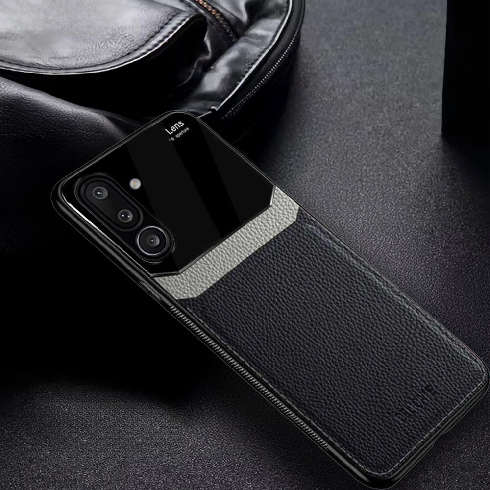 Galaxy M56 5G Premium Leather Lens Protective Case
