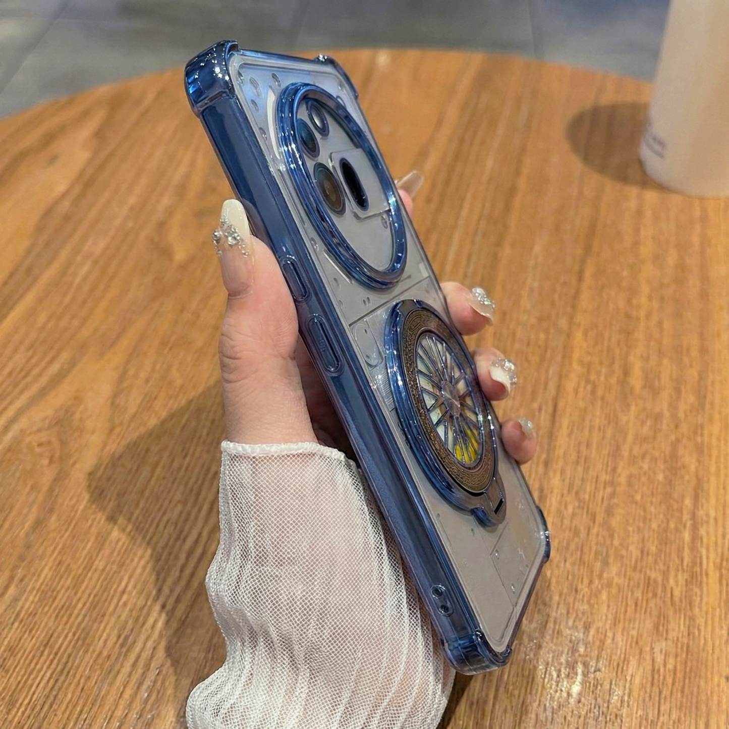 Nothing Phone 3a Pro 5G Premium Stress Buster Wheel Rotating Shockproof Airbags Case