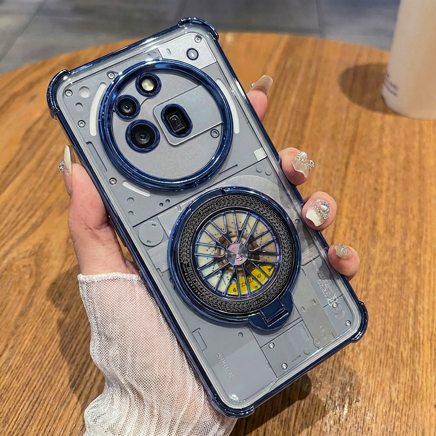 Nothing Phone 3a Pro 5G Premium Stress Buster Wheel Rotating Shockproof Airbags Case