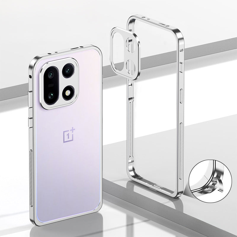 OnePlus 15 5G Aluminium Metal Frame Case With Metal Camera Lens Protection