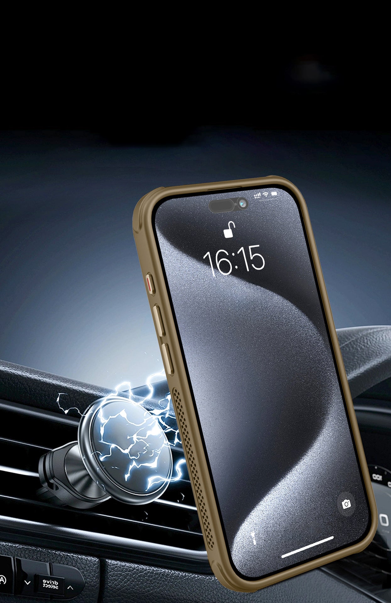 Iphone 16 Luphie IPhone 16/16 Plus Dual Armour Magnetic Matte