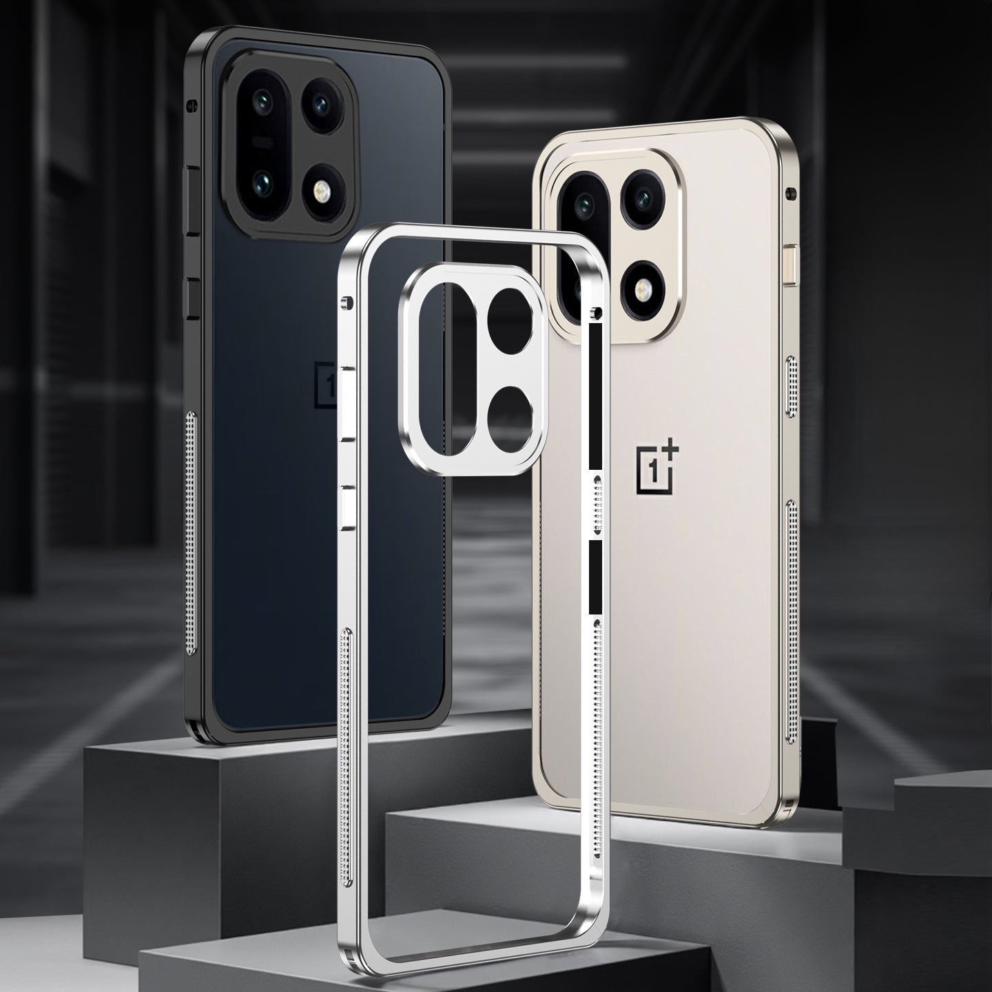 OnePlus 15 5G Aluminium Metal Frame Case With Metal Camera Lens Protection
