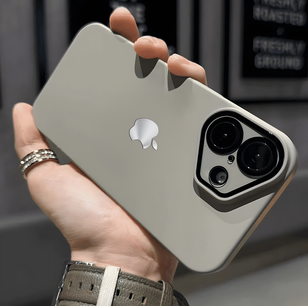 iPhone 16 Luxury Matte With Logo iPhone Case
