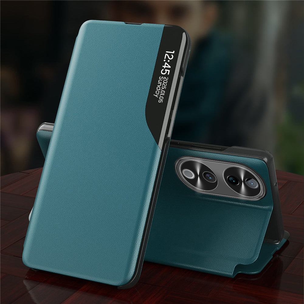 Vivo V40 Pro 5G Luxury Half Window Leather Flip Case
