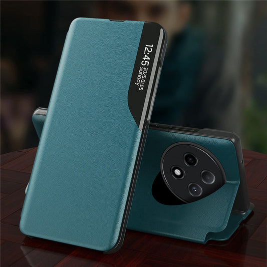 Oppo F27 Pro+ 5G Luxury Half Window Leather Flip Case