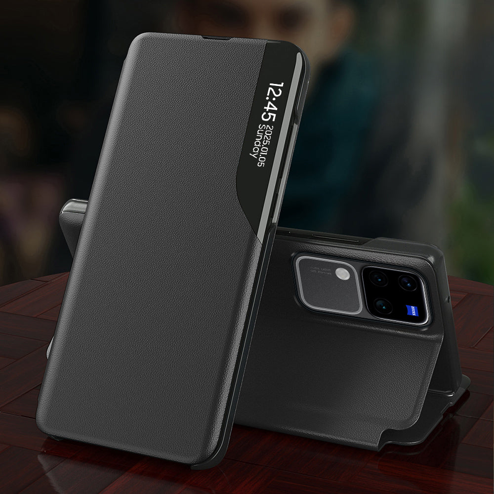Vivo V30 Pro 5G Luxury Half Window Leather Flip Case